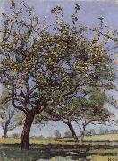 Ferdinand Hodler Apple trees oil painting reproduction